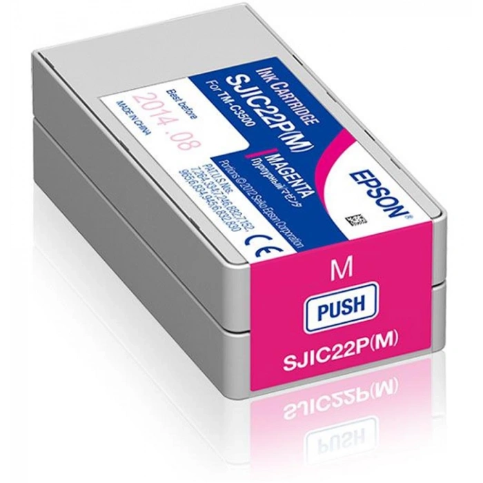 Epson TM-C3500 Magenta Kırmızı Mürekkep Kartuş SJIC22P(M) S020603