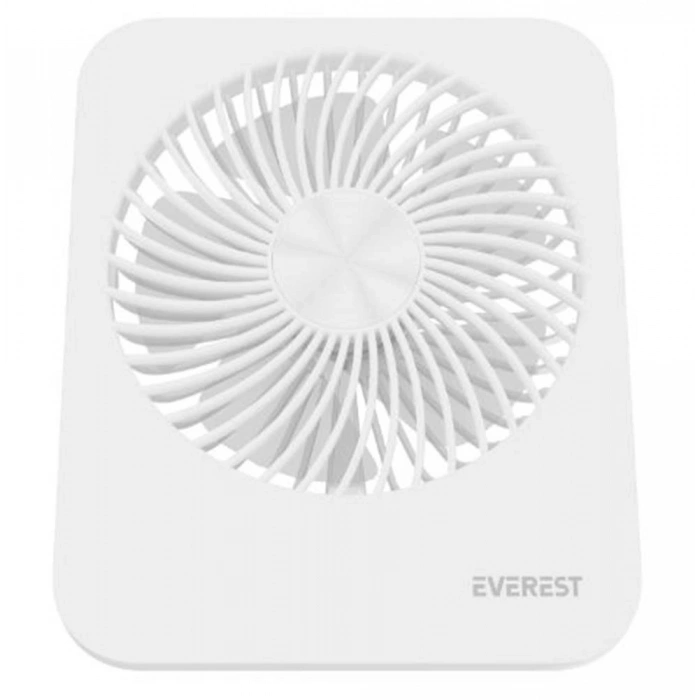 Everest EFN-601 Beyaz 2000mAh 4 Kademeli 4000RPM Hız Metal Ayak Masaüstü Usb Fan