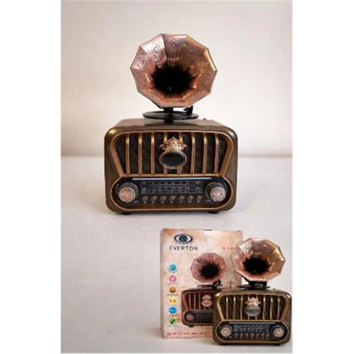 Everton RT-605 Şarjlı,  Nostaljik Radyo( Bluetooth-USB-SD-FM)