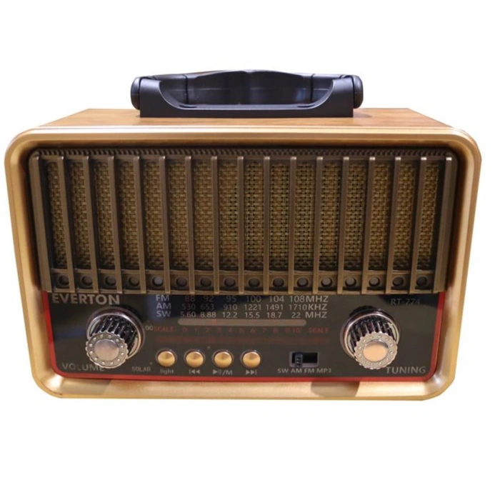 Everton RT-774  Bluetooth-USB-SD-FM  Şarjlı  Nostaljik Radyo