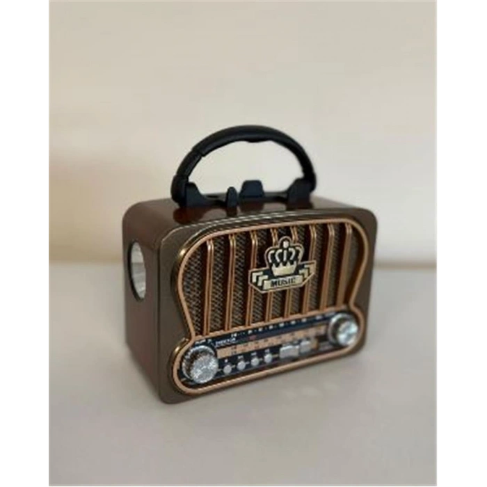 Everton RT-826M  Bluetooth-USB-SD-FM Şarjlı  Nostaljik Radyo El Fenerli