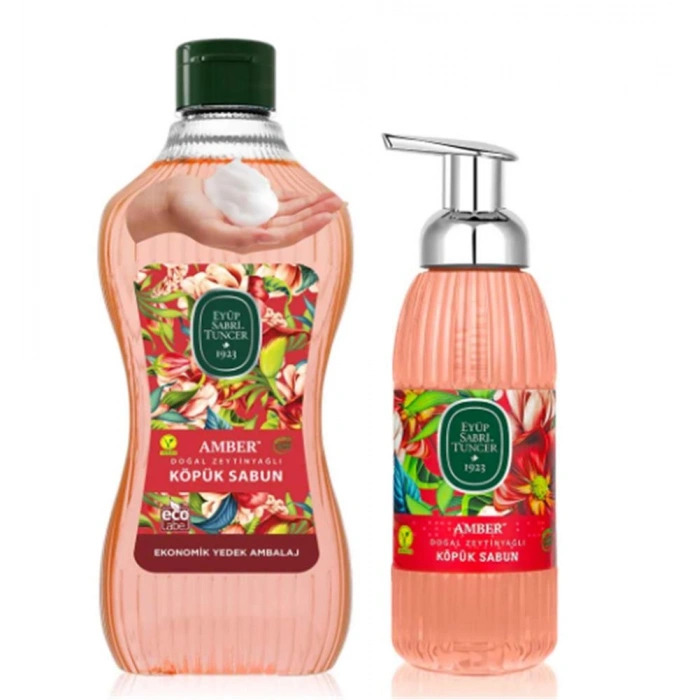 Eyüp Sabri Tuncer 1,5 lt+500 ml Amber Doğal Zeytinyağlı Köpük Sabun