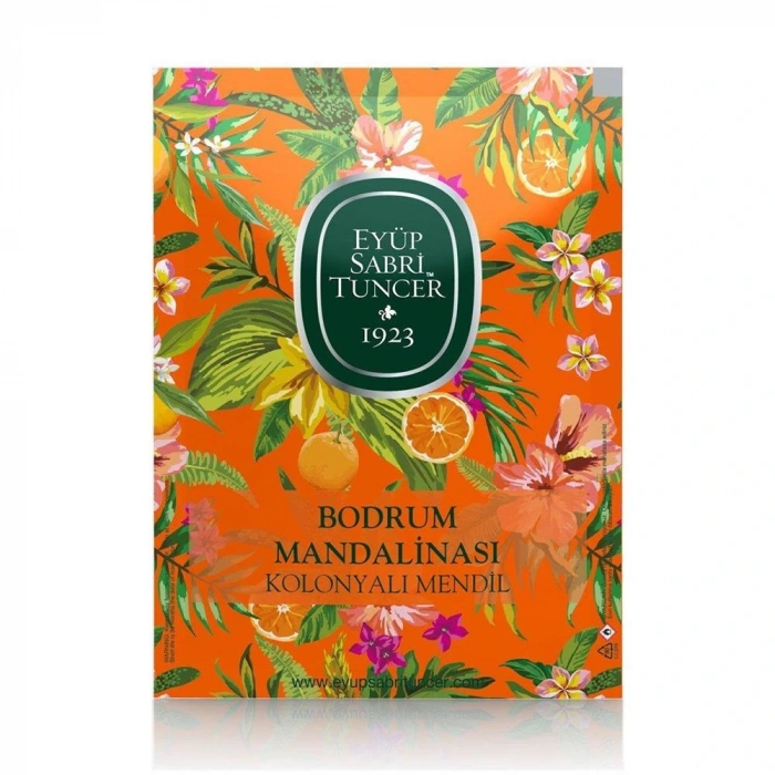 Eyüp Sabri Tuncer 50li Mendil Bodrum Mandalinası Kolonyalı  (9,3 x 12,5) Doypack