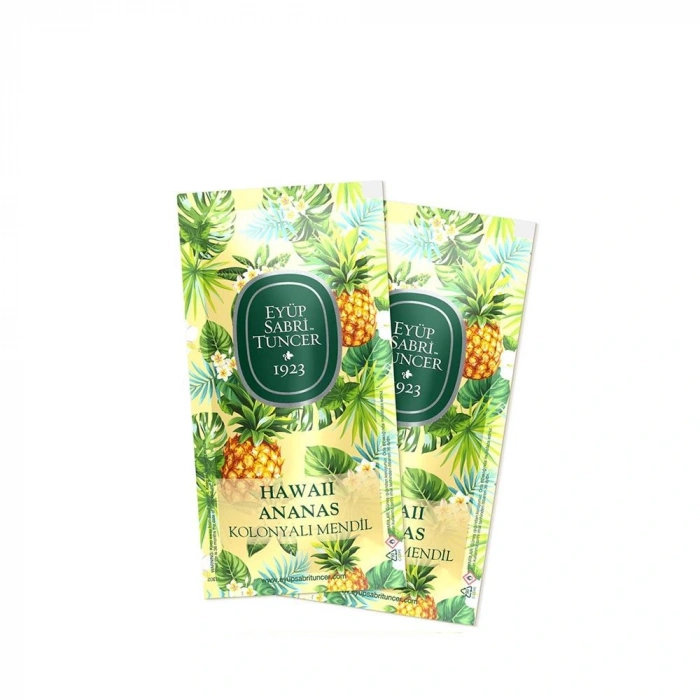 Eyüp Sabri Tuncer Hawaii Ananas Kolonyalı Mendil 150li 5X10 Küçük Boy