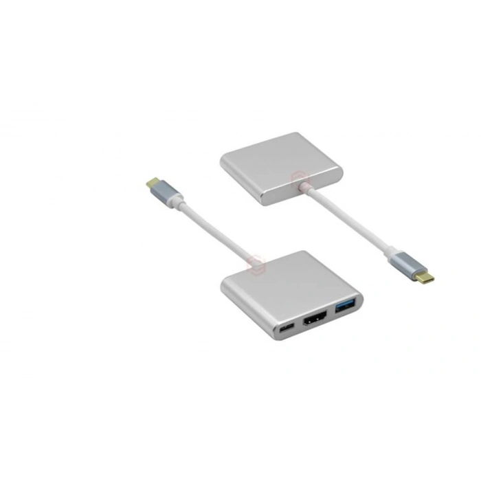 Frisby FA-7656TC Type-C - HDMI + USB 3.0 Adaptör + PD Şarj
