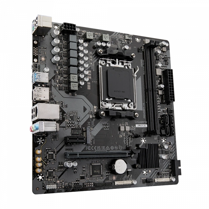 GIGABYTE A620M H 6400MHz(OC) DDR5 Soket AM5 M.2 HDMI DP mATX Anakart