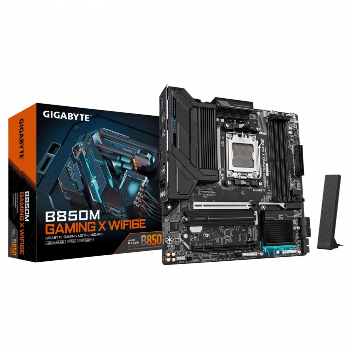 GIGABYTE B850 GAMING X WF6E 8200MHz OC DDR5 Soket AM5 M.2 HDMI DP ATX Anakart