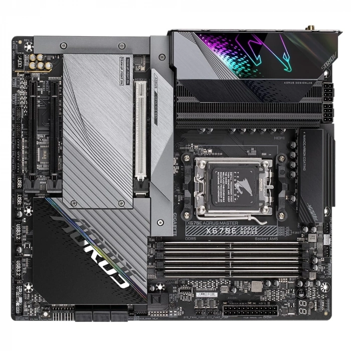 GIGABYTE X670E AORUS MASTER AM5 DDR5 8000(OC)MHz E-ATX Gaming Anakart
