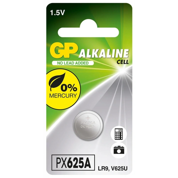 GP GPPX625A-2C1 Alkalin Tekli Blister LR9 Araç Kumanda Pili
