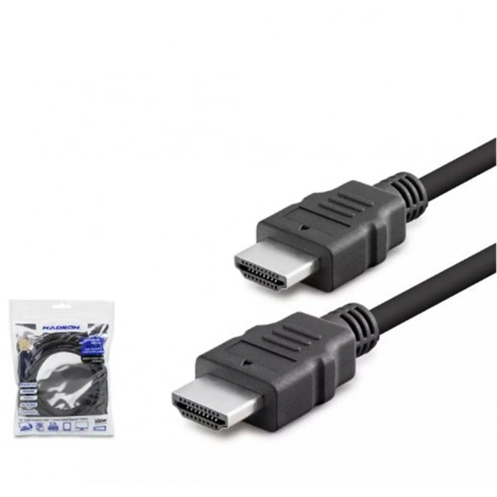 HADRON HDX2005  3M  HDMI (M) TO HDMI (M) KABLO PVC  SİYAH