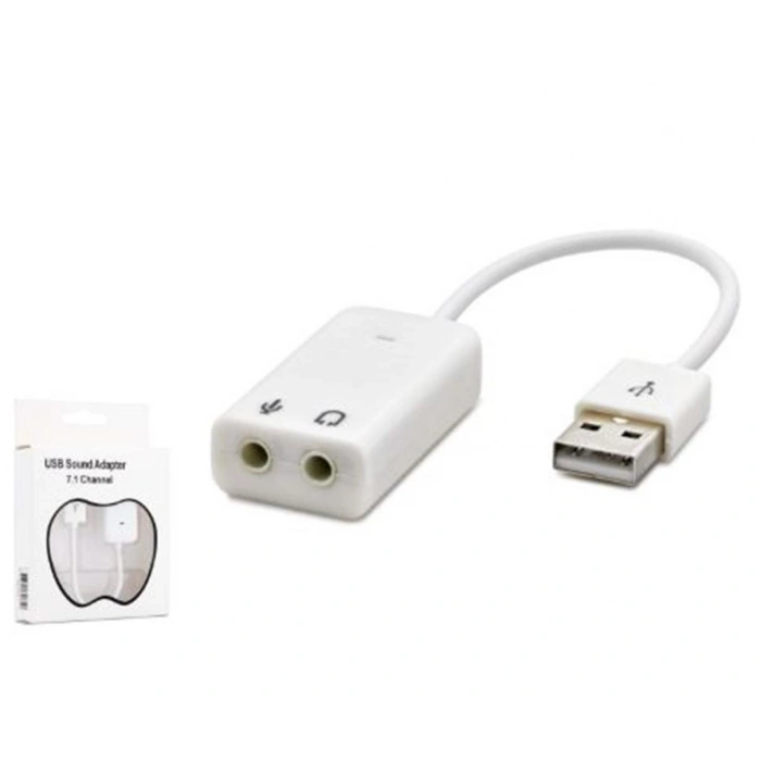 HADRON HDX5263 USB Harici Ses Kartı 7.1 Beyaz