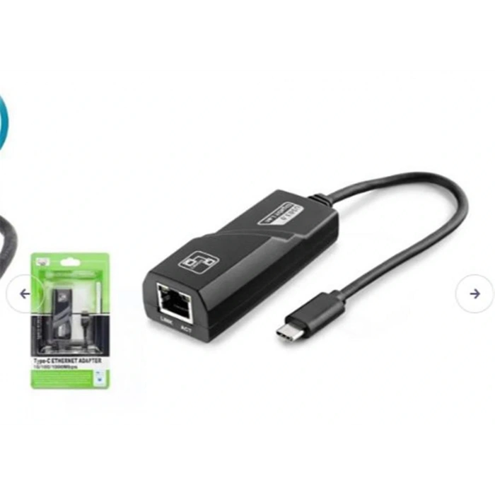 Hadron HDX5273 Type-C 3.0 Ethernet Çevirici Adaptör 10-100-1000 MBPS