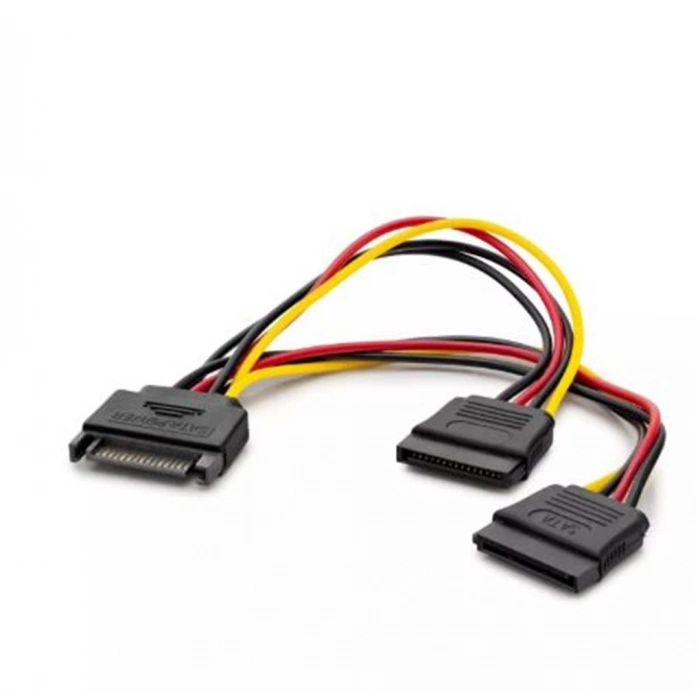 Hadron HDX5519 Sata Power Kablo Dökme 15Cm Siyah