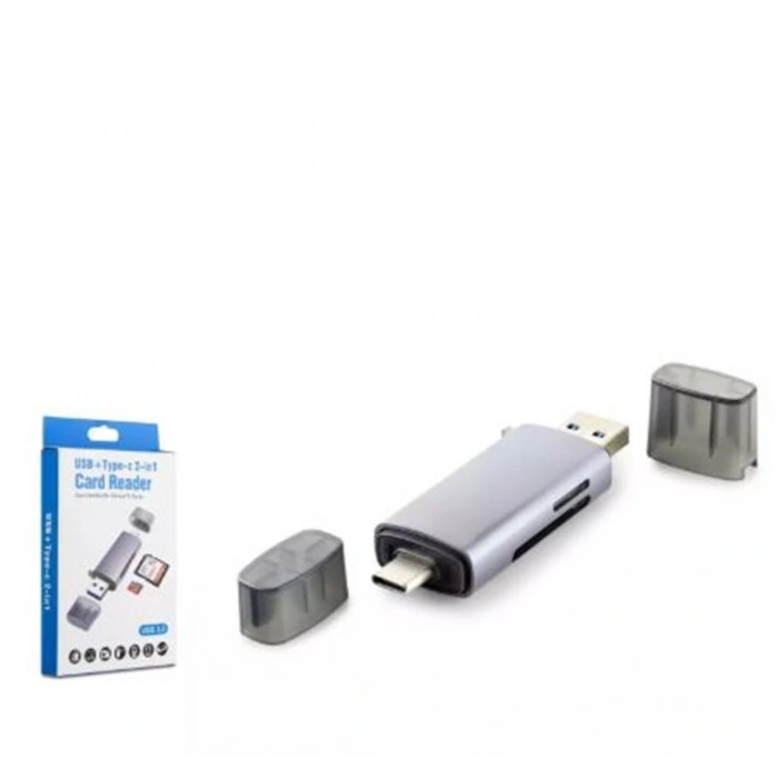 Hadron Hdx7031 Card Reader Usb3.0 + Type-C All In One Gri