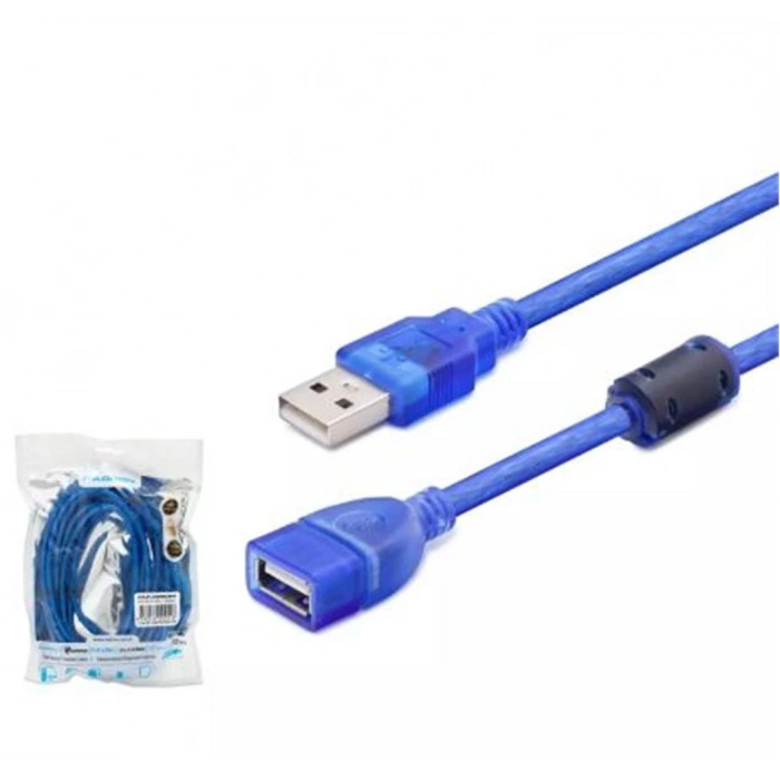 Hadron Hdx7536 5M Usb To Usb F Kablo Mavi Transparent