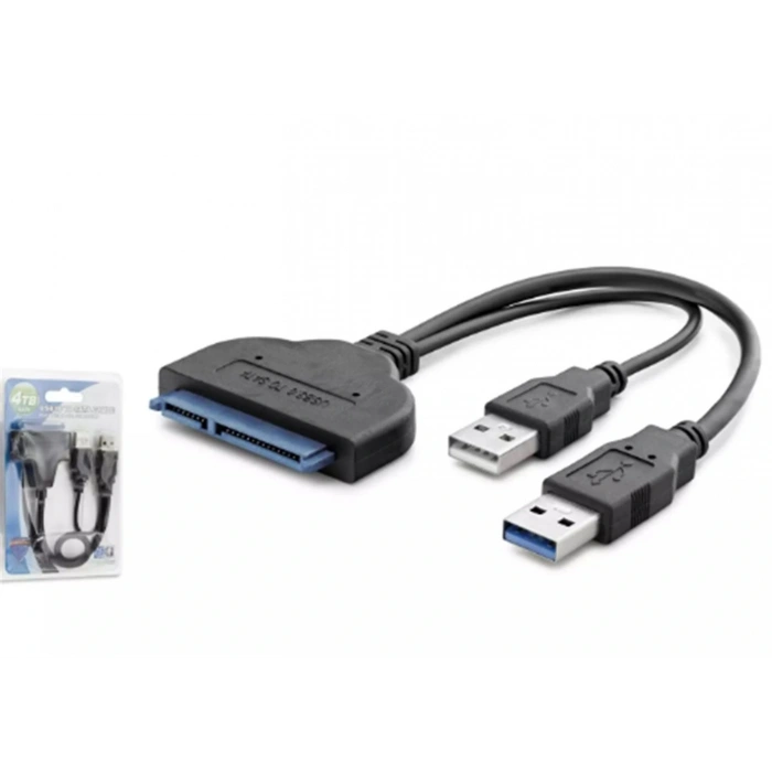 Hadron Hdx7549 Usb3.0 To Sata Çevirici 2.5 Güç Girişli 4Tb Siyah