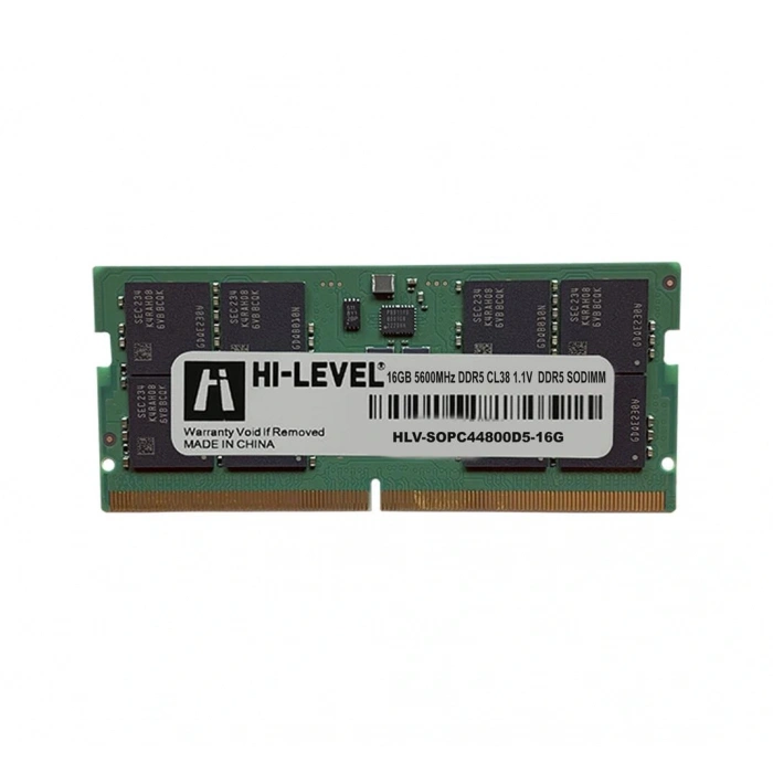 Hi-Level HLV-SOPC44800D5-16G 16GB (1x16GB) DDR5 5600MHz CL40 Notebook Ram (Sodimm)