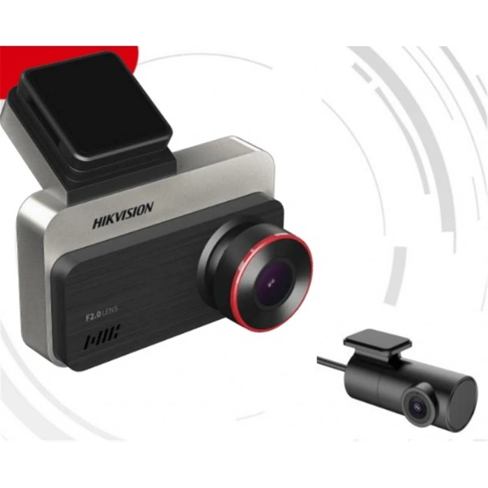 Hikvision AE-DC2328-C200S Mikrofon G-Sensörlü Çift Kamera Araç İçi Kamera WiFi,Ses Kontrolü