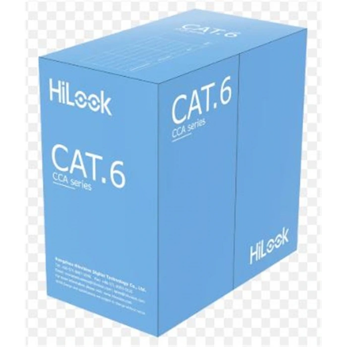 Hilook NC-1LN6UU-CCA-M CAT6 U-UTP 23 AWG 305 Mt  Ağ Kablosu, CCA, 0,57 mm