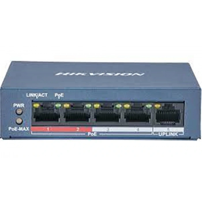 Hilook NS-0105P-35B 5 Port Megabit 4 Port PoE 35W +1 Port Megabit UplinkSwitch