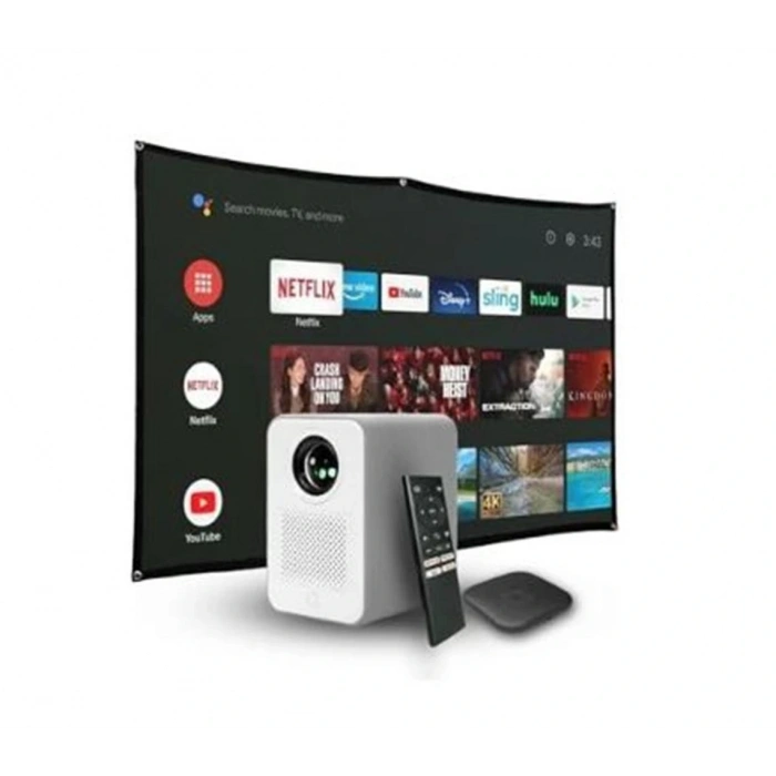 HP CC500 Yüksek Parlak 3in1 FHD Projector 600 Led Lms ( Stick- 84 İnç Perde)