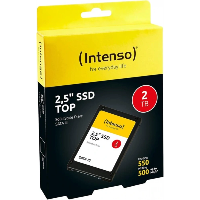 Intenso 2Tb 3812470 Top 550MB--500MB-s 2.5 Sata 3 Ssd