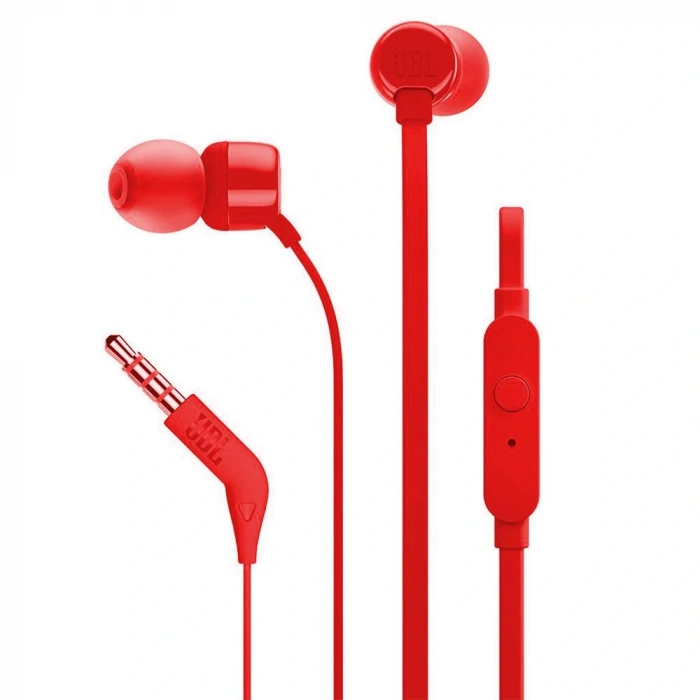 JBL Tune 160 Kulakİçi Mikrofonlu Kulaklık Kırmızı