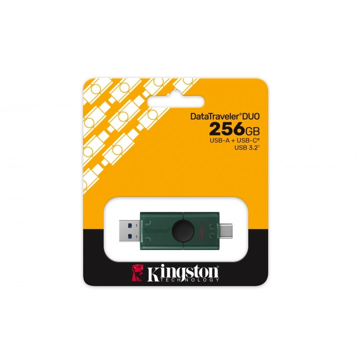 Kingston DTDEG2-256GB 256GB USB-A + USB-C 3.2 Gen 1 DataTraveler DuoG2 Flash Bellek