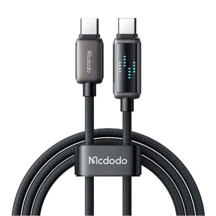 MCDODO CA-2630 36W USB-C TO LIGHTNİNG ŞARJ HIZ GÖSTERGELİ ŞARJ VE DATA KABLOSU- 1.2 M SİYAH