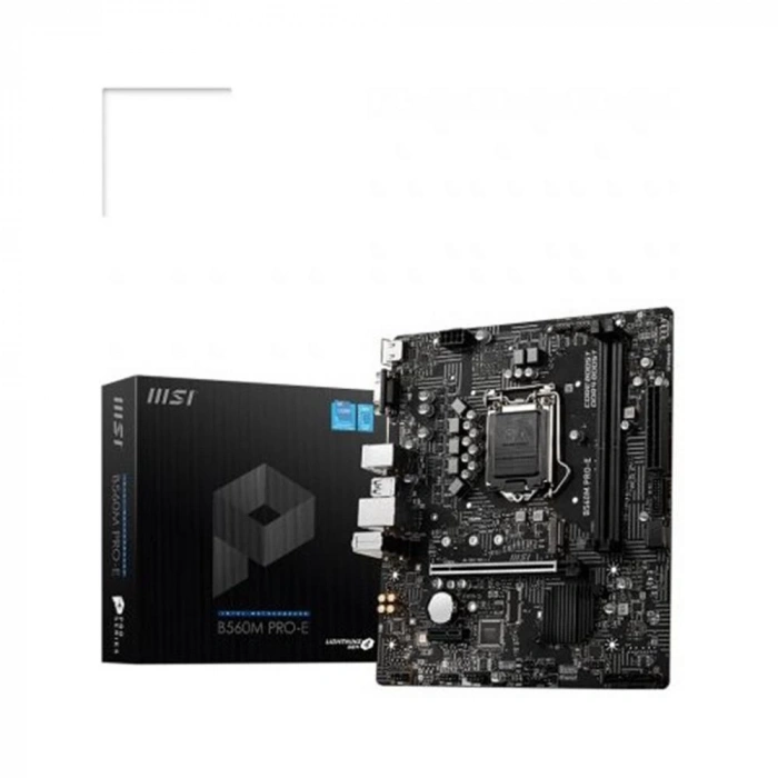 MSI B560M PRO-E Intel B560 Soket 1200 DDR4 4800MHz (OC) M.2 Anakart