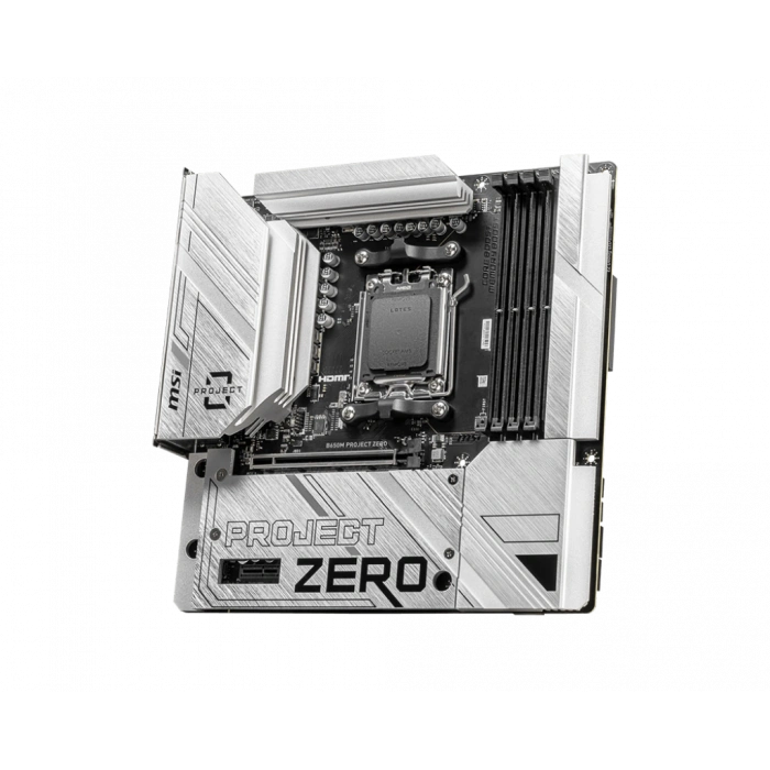 MSI B650M PROJECT ZERO AM5 Soket DDR5 7600(OC)MHz mATX Anakart