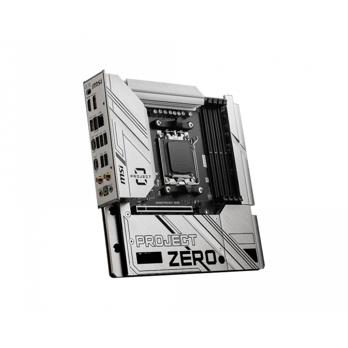 MSI B650M PROJECT ZERO AM5 Soket DDR5 7600(OC)MHz mATX Anakart
