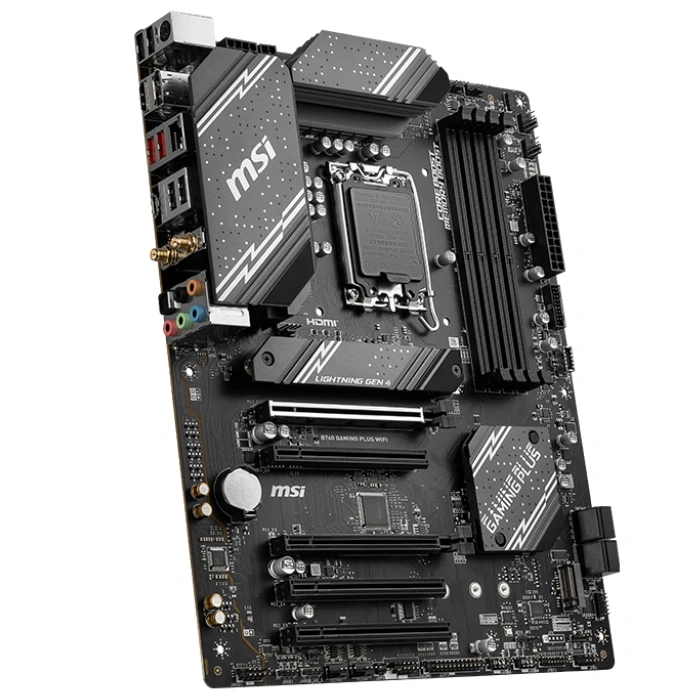 MSI B760 GAMING PLUS WIFI 6800MHz(OC) DDR5 Soket 1700 M.2 HDMI DP ATX Anakart
