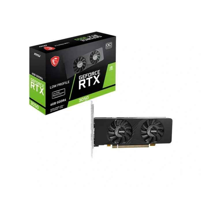 Msi GeForce RTX3050 LP E 6G OC GDDR6 96Bit DX12 Gaming (Oyuncu) Ekran Kartı