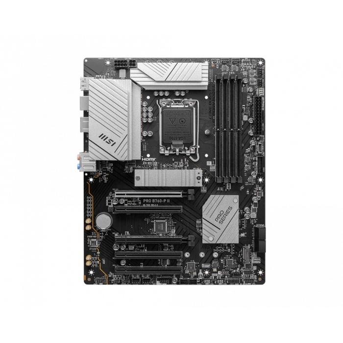 MSI PRO B760-P II 7000(OC) DDR5 Soket 1700 M.2 HDMI DP ATX Anakart