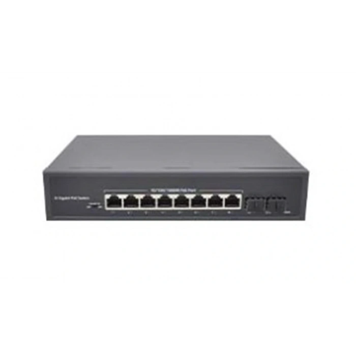 Nova NVC-PSEG0822 8 Port Poe+ 10-100-1000 Mbps 2 Port 10-100-1000 Mbps Uplink 2 Port SFP Switch 120W