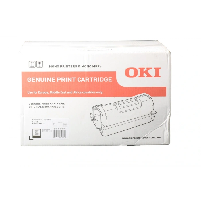 OKI 45488802 TONER - B721, B731, MB760, MB770 - 18.000 SAYFA