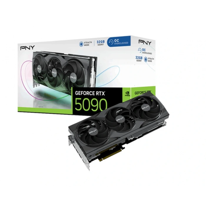 Pny GeForce RTX5090 32GB Overclocked GDDR7 512Bit (VCG509032TFXPB1-O) Ekran Kartı