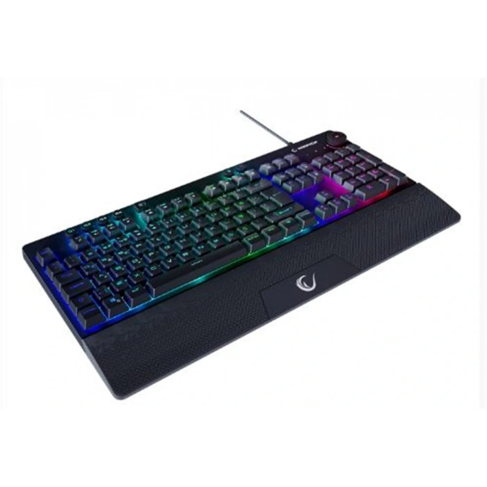 Rampage KB-GX65 SIMULA Siyah USB RGB Aydınlatmalı 4 Makro Tuşlu Bilek Destekli  Oyuncu Klavyesi