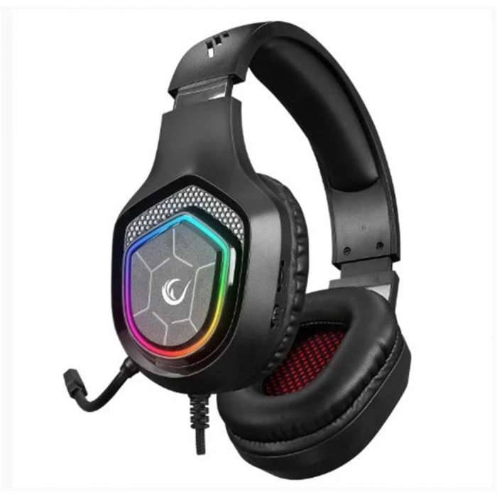 Rampage RM-K90 VECTOR Siyah RGB Led Type-C Gaming Mikrofonlu Oyuncu Kulaklığı