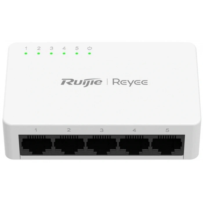 Ruijie Reyee RG-ES05G-L 5 Portlu 10-100-1000 Gigabit Tak Çal Tak Çalıştır Switch Plastik Kasa