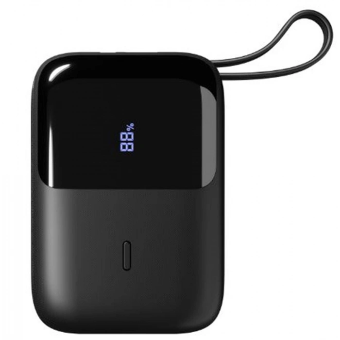 S-link P109M 10000mAh PD20W .5W Siyah LCD Taşınabilir Pil Şarj Cihazı Powerbank