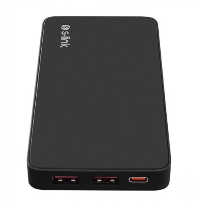 S-link P311L 10000mAh PRM LED Logo Siyah LCD Taşınabilir Pil Şarj Cihazı Powerbank