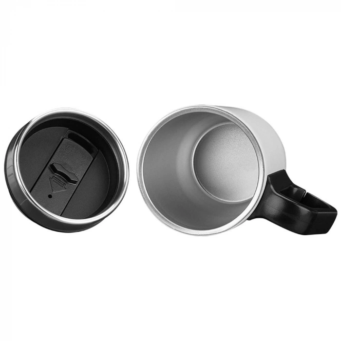 S-link SL-TM1975 Mat Beyaz 240ML Iç 304 Dış 201 Paslanmaz Çelik Termos Kupa