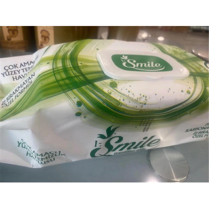 Smile 100lü Çok Amaçlı Yüzey Temizleme  (Mop İçinde Kulanılabilir) 48 Saat Etkili (Beyaz Sabun)