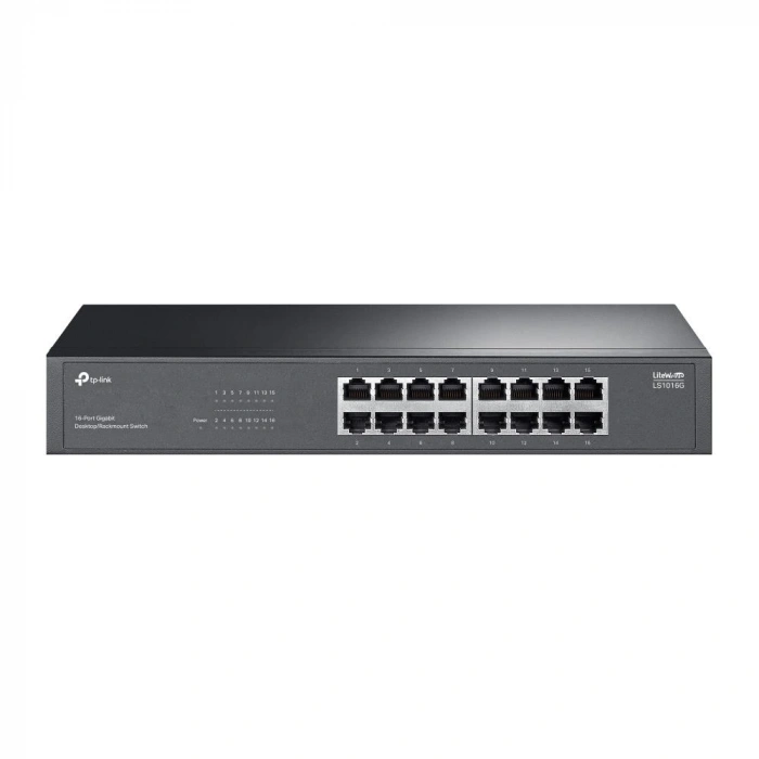 Tp-Link LS1016G 16 Port 10-100-1000 Mbps Switch Metal Kasa