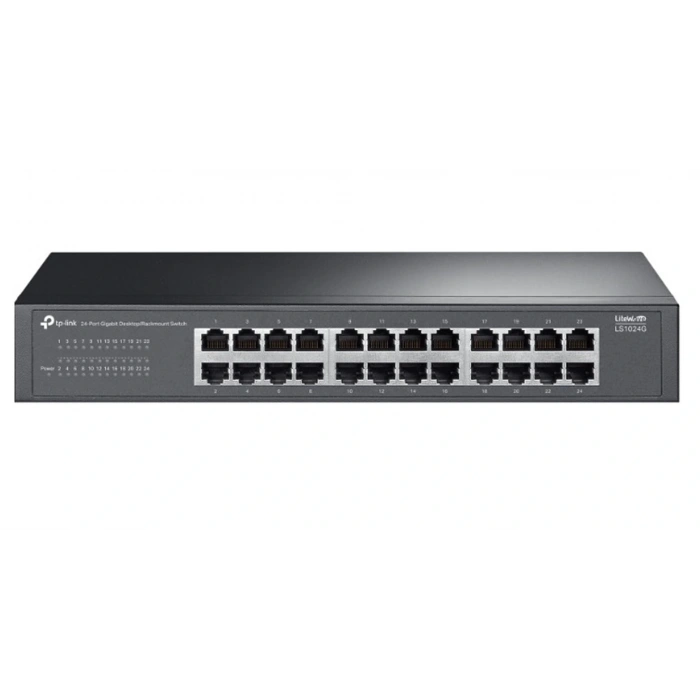 Tp-Link LS1024G 24 Port 10-100-1000 Mbps Switch Metal Kasa