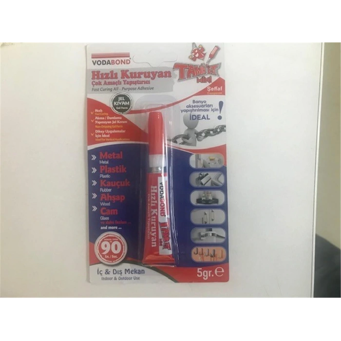 Vodobond Tamir Et 5gr (Metal-Plastik-Kauçuk-Ahşap-Cam)