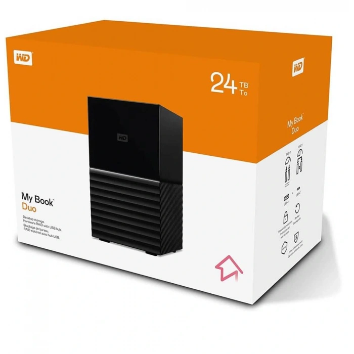 Wd 24TB MyBook 3.5 WDBBGB0240HBK-EESN Usb 3.2 Siyah Harici Disk