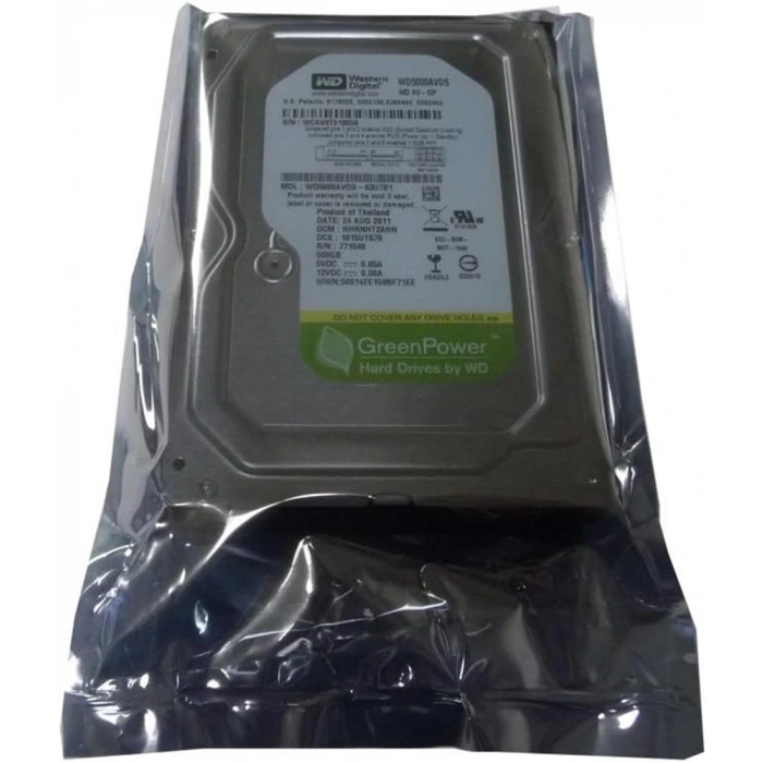 Wd 500Gb WD5000AVDS SATA 3.0 5400 3.5 RPM Hard Disk